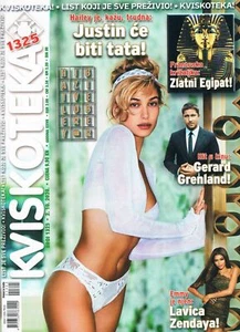 KVISKOTEKA #1325 2020 CROATIAN CROSSWORDS MAGAZINE cover HAILEY BIEBER - Picture 1 of 1