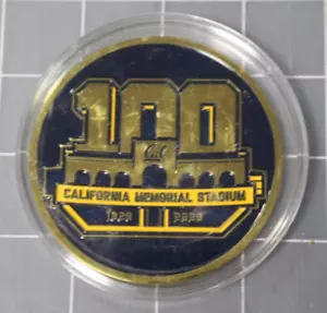 UC Berkeley California Memorial Stadium 100 Jahre Gedenkmünze SELTEN - Bild 1 von 2