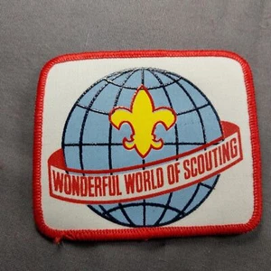 Maravilloso parche impreso World of Scouting de 3,5"x3" - Imagen 1 de 2
