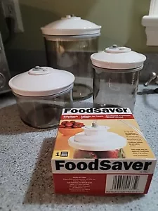 Food Saver Snail Brand Vacuum Storage Canisters KY-123 KY-114 KY-135 Smoke Color - Picture 1 of 7