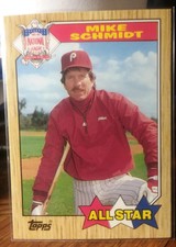 1987 topps tiffany Mike Schmidt #597