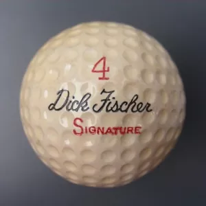 Dick Fischer Signature Golfball neuwertig unbenutzt unbenutzt sehr selten - Bild 1 von 4