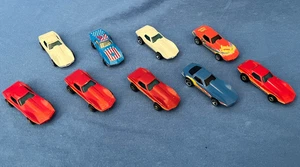 Vintage Lot of 9 Diecast HOT WHEELS Corvettes Lucky Charms Chevy Stingray 1980s - Picture 1 of 17
