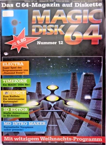 COMMODORE 64/128 -- MAGIC DISK 64 NR. 12  (CP - DISK) #INKL. ELECTRA, TIMEZONE,. - Bild 1 von 2