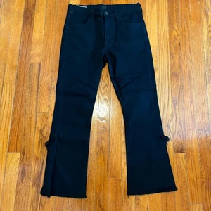 Citizens Of Humanity Damen 28 x 25 Jeans schwarz Drew Fray Highrise Crop Flare - Bild 1 von 10