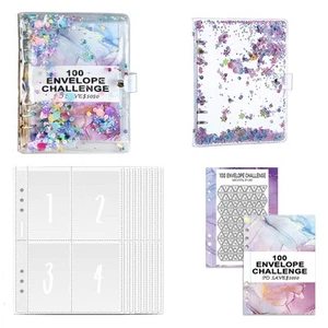 100 Days Money Savings Challenges Book,A5 Storage Budgeting Binder Money Orga... - Picture 1 of 6