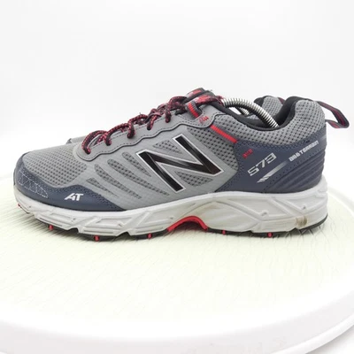 New Balance 573 V3 Para Hombres 11.5 D Trail Running Zapatos Atléticos Gris Azul Marino Tenis Foto 1 de 4