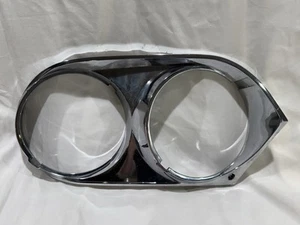 82-91 Jaguar XJS Front Right Side Quad Headlight Chrome Surround OEM - Picture 1 of 6