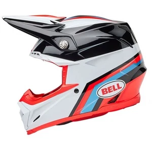 Casco Bell Moto-9S Flex Merchant Rojo Negro Motocross Talla Pequeña - Imagen 1 de 16