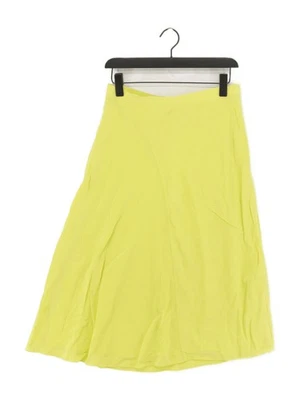 COS Women's Maxi Skirt UK 8 Yellow 100% Silk Long Maxi - Image 1 of 4