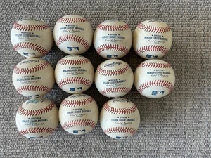 11 Official Rawlings MLB Game Baseballs Robert Manfred Jr - Picture 1 of 2