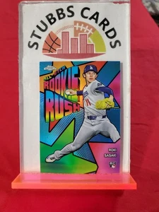 2025 Topps Chrome Chrome All-Etch Rookie Rush#CERR-10 Roki Sasaki - Picture 1 of 2