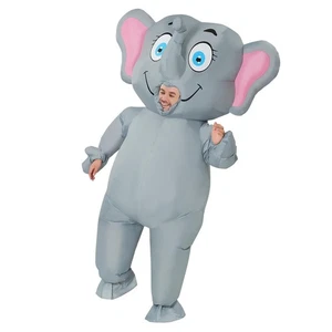 Inflatable Elephant Costume for Adult Halloween Costume Funny Blow up Elephan... - Picture 1 of 7