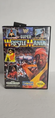 WWF Super WrestleMania (Sega Genesis, 1992)  CIB - Image 1 of 3