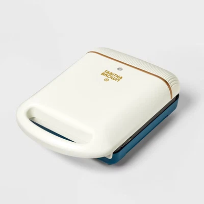 Non-Stick Indoor Grill Dark Teal Blue - Tabitha Brown - Image 1 of 4