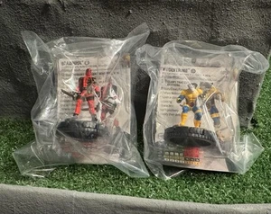 HEROCLIX DEADPOOL MVP-206 & WOLVERINE MVP-207 SEALED - Picture 1 of 1
