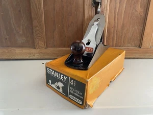 Boxed Stanley No.4 1/2 Smoothing Plane, Made in England - Picture 1 of 6