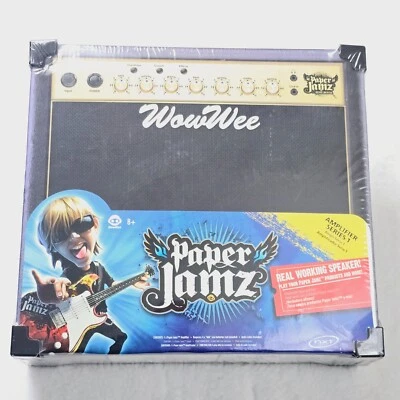 Paper Jamz Guitar Amplifier Series 1 Black/Gold 2009 WowWee Group  New Sealed - Image 1 of 4