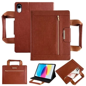 Robuste Leder Tablet Hülle Vollschutz für iPad mini7/6 iPad Pro 11/13 2024 - Bild 1 von 15