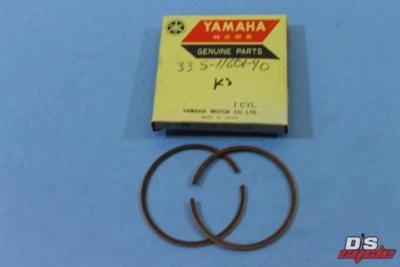 Anel de pistão de enduro NOS Yamaha RS100 YL2 L5T LT2 LT3 1,00 PEÇA # 335-11601-40 - Imagem 1 de 3