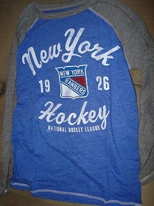 CAMISETA DE MUJER NHL NEW YORK RANGERS AZUL Y GRIS - Imagen 1 de 4