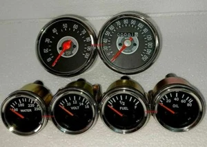 Smiths Kit- Elec Temp + Oil + Fuel + Volt+Speedometer +Tacho 80 mm B/C - Bild 1 von 3
