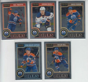 14/15 OPC Platinum Edmonton Oilers Team Set (5 Cards) - Nugent-Hopkins Eberle + - Picture 1 of 2