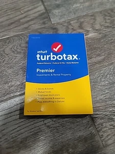 2016 TurboTax Premier Investments + Rental Property - 428991 - Fed. & State.Read - Picture 1 of 6