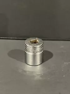 Snap On 13/16" Shallow 3/8" Drive 6 Point Chrome Socket FS261 USA SAE - Bild 1 von 8