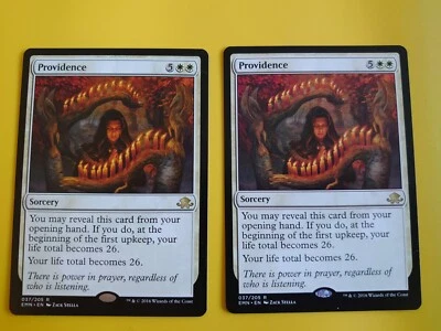 MTG Card.  Providence x2  Sorcery   Eldritch Moon Rare - Image 1 of 3