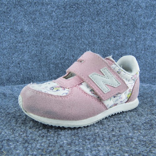New Balance scarpe sneakers bambina rosa sintetiche gancio e passante taglia T 7 5 Medium