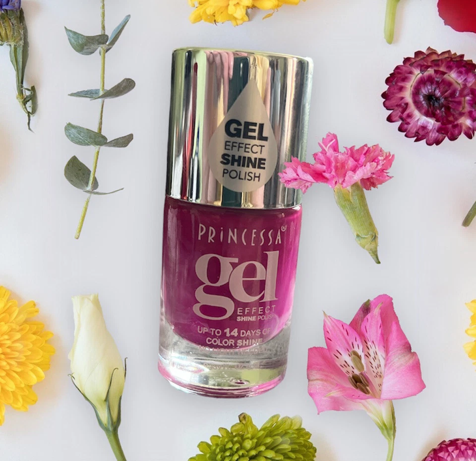 Esmalte brillo gel neón Princess’s. Dura hasta 14 días. Rosa. Foto 1 de 1