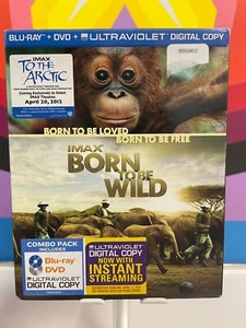 IMAX: Born to Be Wild (Blu-ray) Morgan Freeman Narrated Nature Documentary NEW - Foto 1 di 2