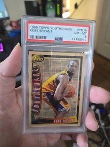 1996 Topps Kobe Bryant Youthquake Los Angeles Lakers Rookie Card PSA 8 NM-MINT - Picture 1 of 2