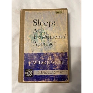 Sleep: An Experimental Approach By Wilse B Webb - Picture 1 of 5