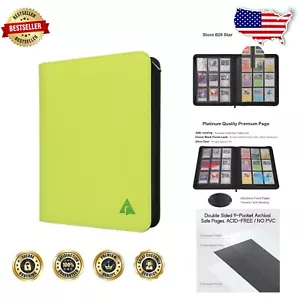 Versatile Side Loading Card Binder - Premium 9-Pocket for TCG and Sports Cards - Picture 1 of 11