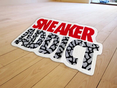 Sneakerhead Sneaker Addict Floor Mat Area Rug Living Room Wool Carpet 854262-001 - Image 1 of 4
