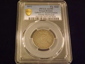 1811 SOMERSETSHIRE Great Britain PCGS MS AU 50 - Picture 1 of 2