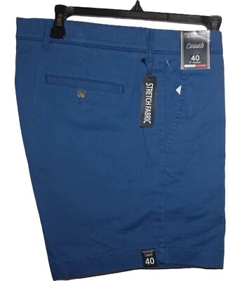Roundtree Yorke Casual Shorts 40 W Straight Fit Stretch Cobalt Blue 5 Inseam NWT - Image 1 of 2