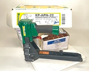 Klinch-Pak KP-APN-22 - Pneumatic Carton Stapler 1 3/8 Crown x7/8 3/4 Video - Picture 1 of 6