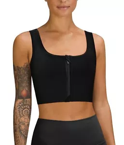 Chest Binder Tomboy Transgender FTM Square Collar with Front Zipper Binder Br... - Picture 1 of 5