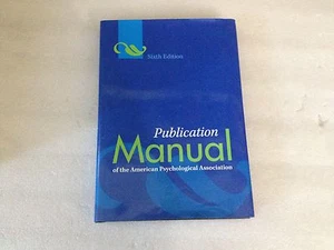 Publication Manual of th American Psychological Association 6th edition - Picture 1 of 3
