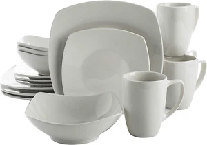 Gibson Home Zen Buffet Porcelain Chip and Scratch Resistant Dinnerware Plates, B - Picture 1 of 12