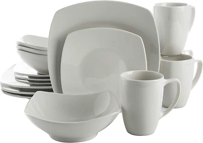 Gibson Home Zen Buffet Porcelain Chip and Scratch Resistant Dinnerware Plates, B - Image 1 of 4