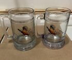 PRINCESS HOUSE Pheasant Mugs Greek Key Hunting Bar/Drinkware Glass Beer Steins 
