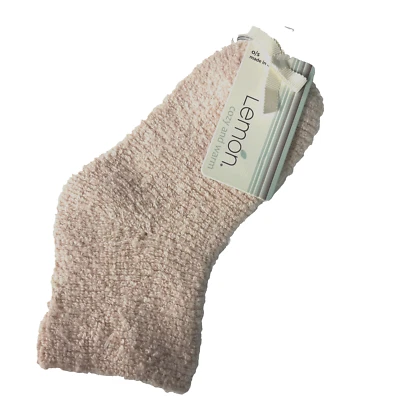 Лимон пыльный розовый лодыжки носки толстый и уютный o/s - Изображение 1 из 2