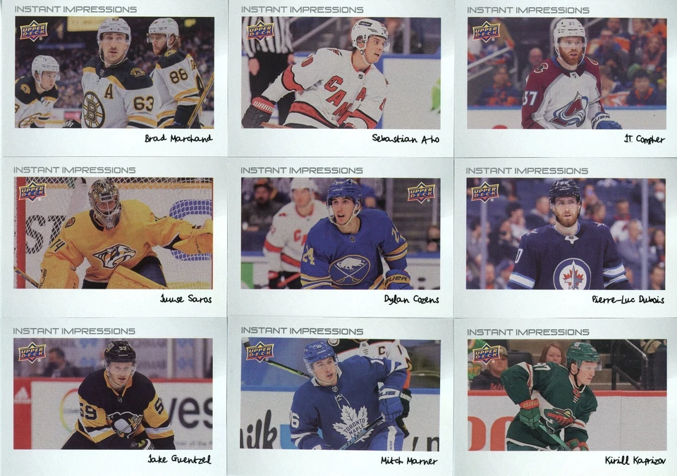 U PICK EM LOT 2022-23 22-23 Upper Deck UD Series 2 INSTANT IMPRESSIONS card set - Image 1 of 1