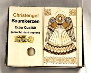 Vtg Baumkerzen Christengel Mini Tree Candles Western Germany Lit Once - Picture 1 of 4