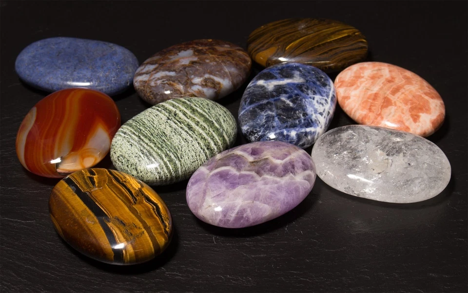 Seifensteine Seifenstein Trommelsteine flach XL alles Unikate Steinschatz - Bild 1 von 1