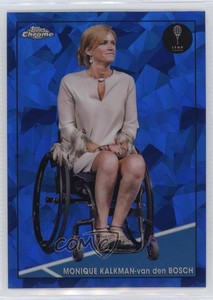 2021 Topps Chrome Sapphire Edition Monique Kalkman-Van den Bosch #33 Rookie RC